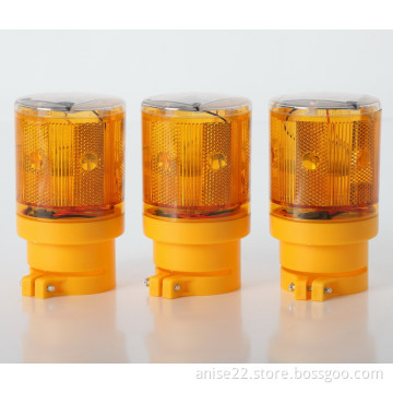 LED solar warning light, signal beacon for tower crane, the airport, road construction